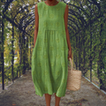 Aikaterini | Elegant sleeveless dress with pockets