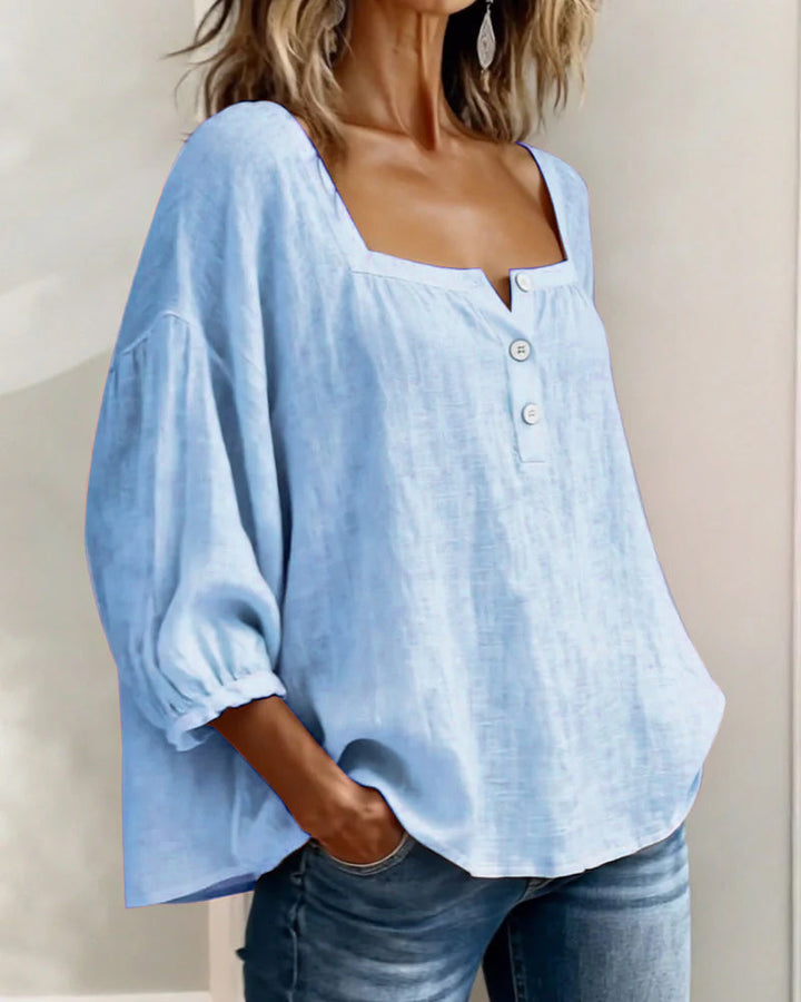 Sherri | Elegant Blouse with Square Neckline