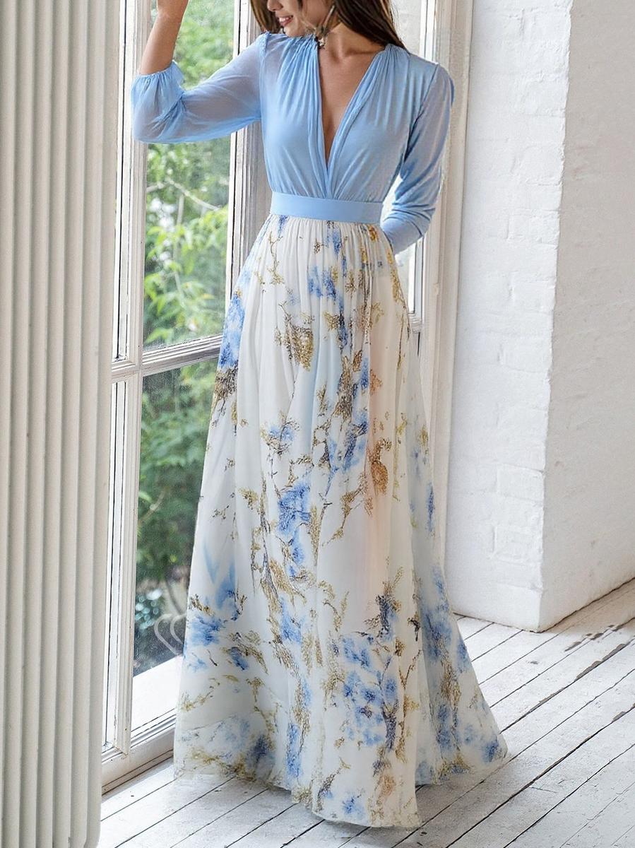 Hella | Beautiful Maxi Dress with Floral Print
