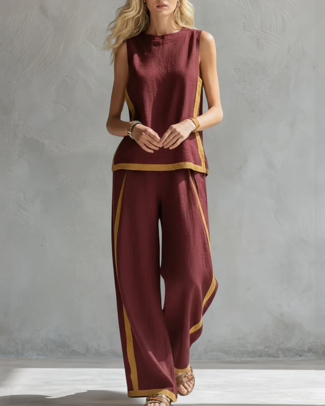 Aurora | Linen Two-Piece Set