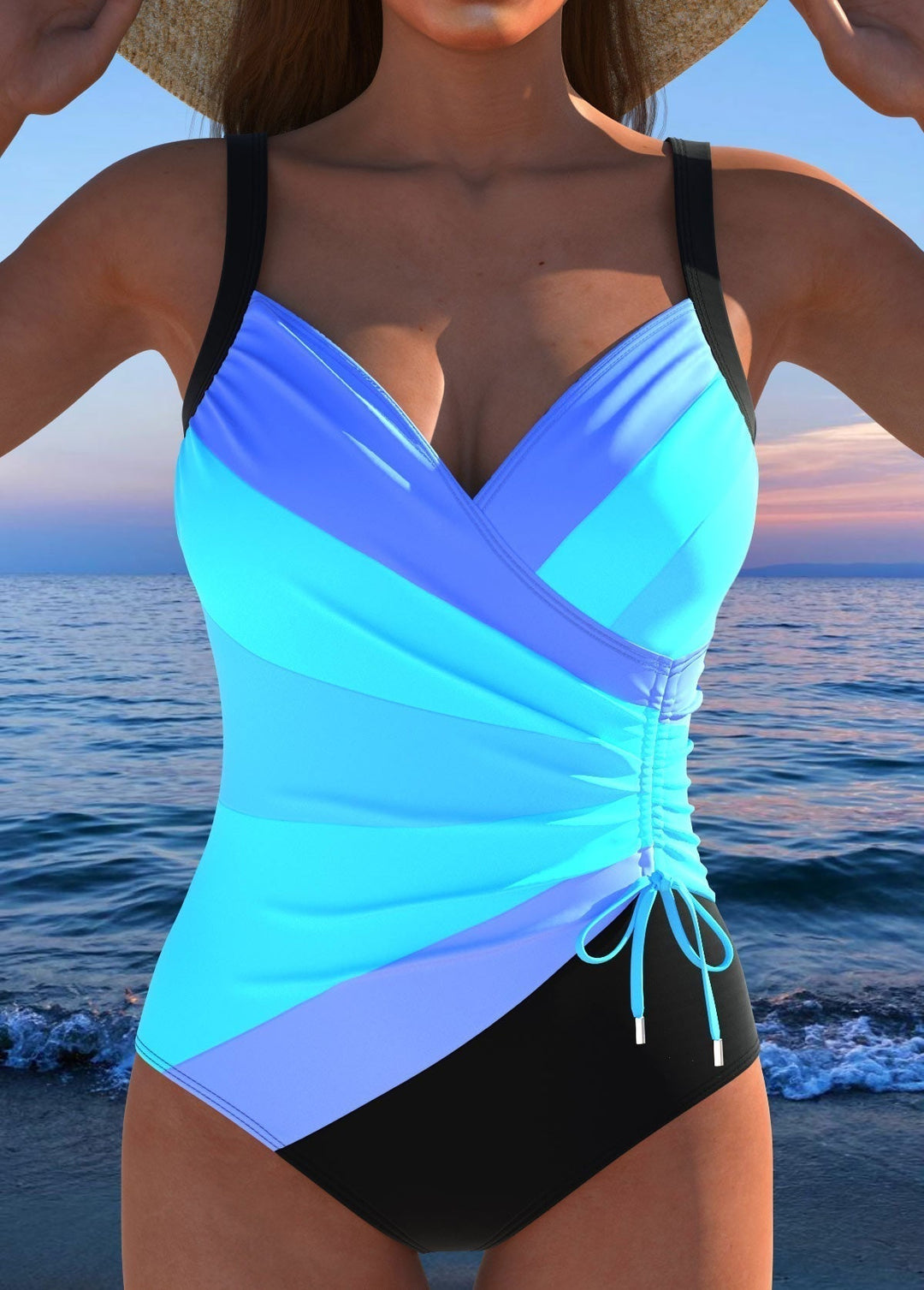 Janna | Luxurious Wrap Swimsuit with Colorful Print