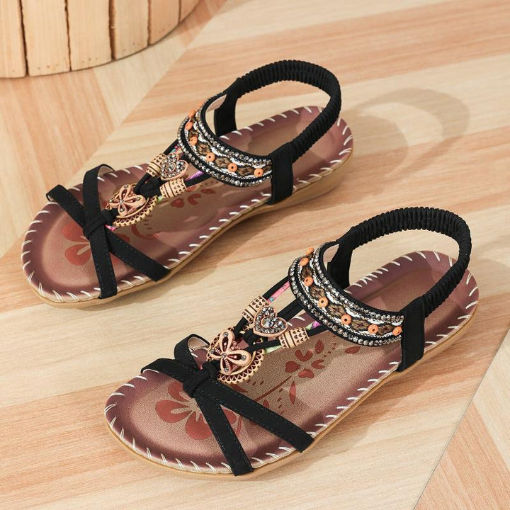 Nadia | Ibiza Style Sandals Combining Comfort and Elegance