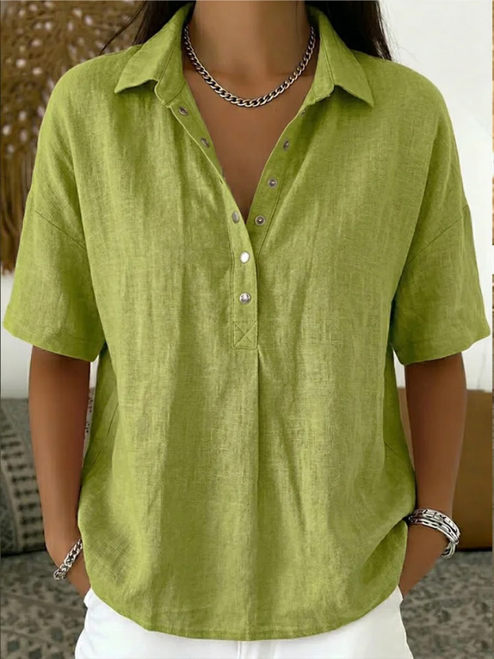 Hélène | Collared Blouse