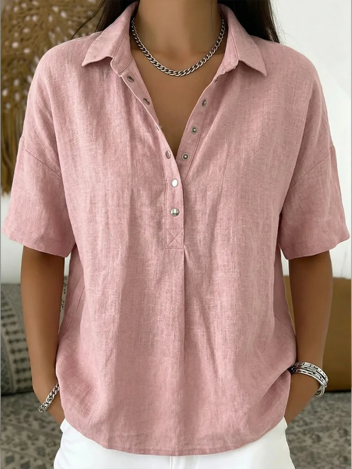 Winnie | Blouse with Collar and Button