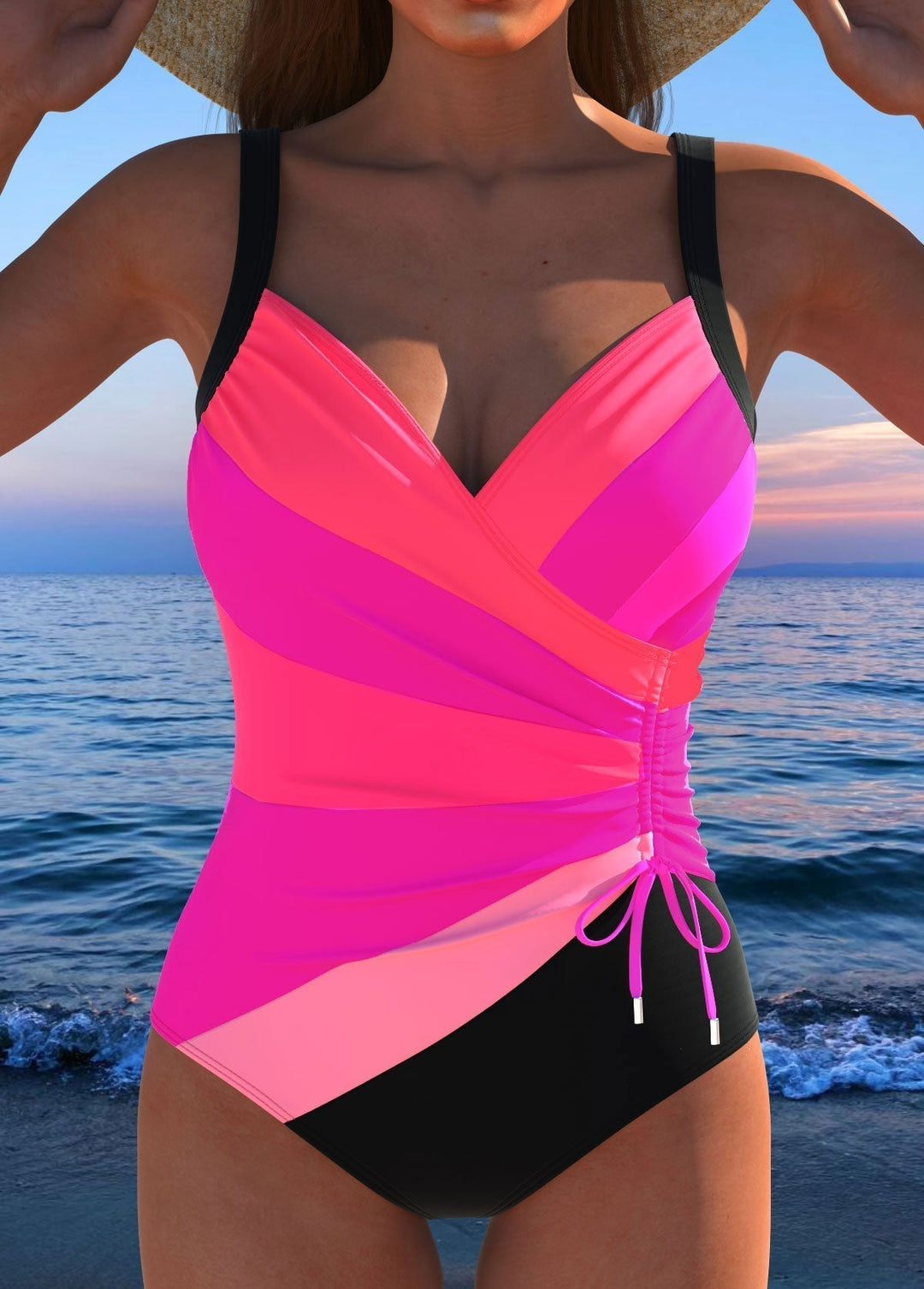 Lucy | Luxury Swimsuit Colorful Print