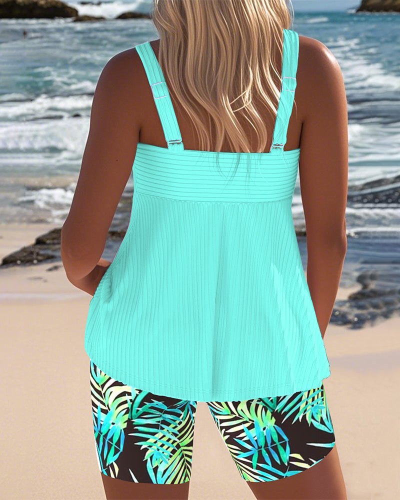 Luna | Colorful tankini set