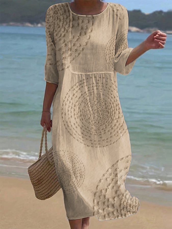 Elara | Embroidered casual dress for women