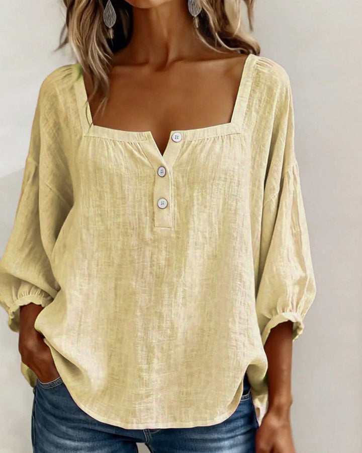 Sherri | Elegant Blouse with Square Neckline
