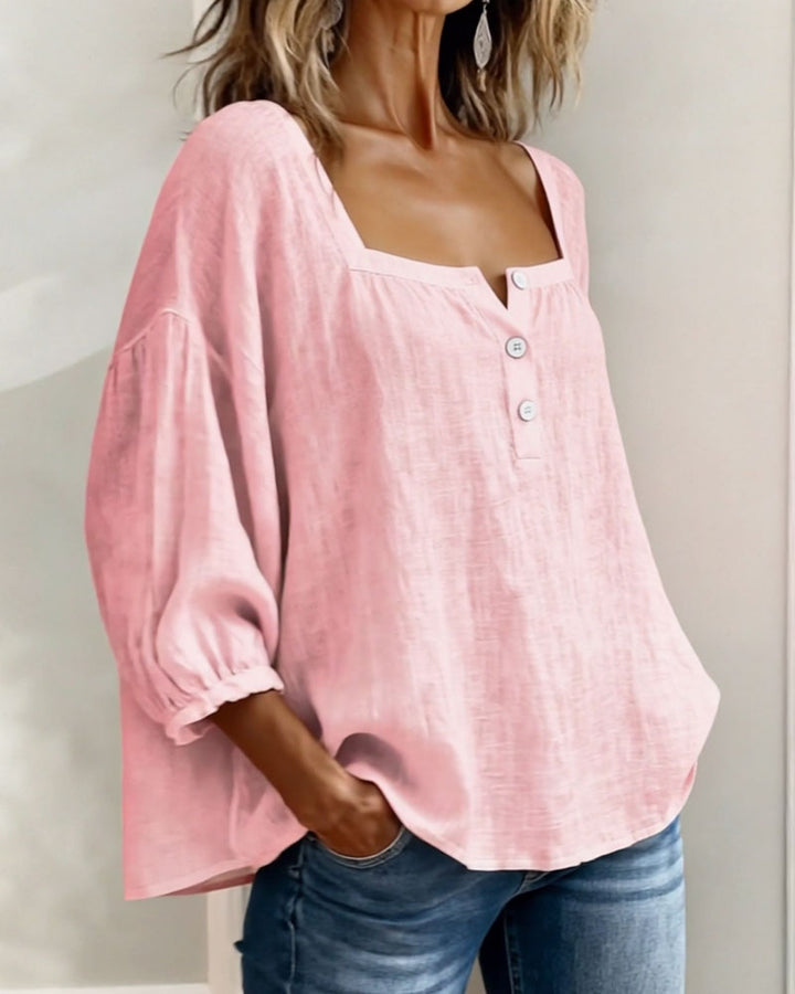Sherri | Elegant Blouse with Square Neckline