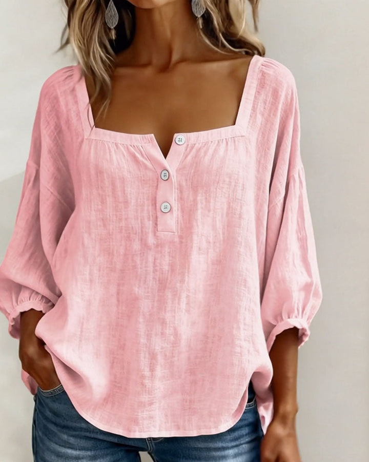 Sherri | Elegant Blouse with Square Neckline