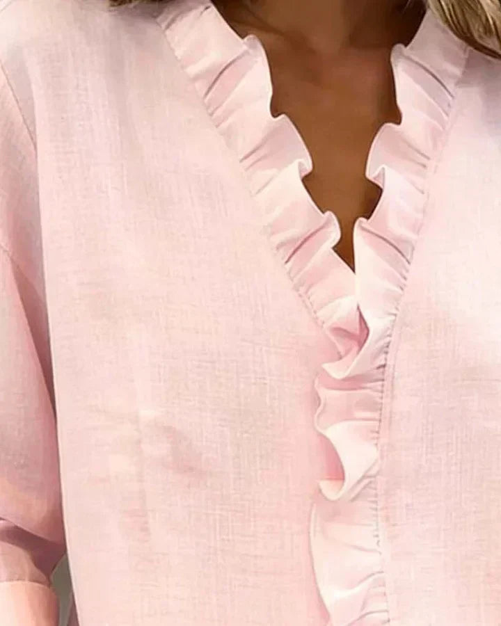 Susan | Ruffled Blouse