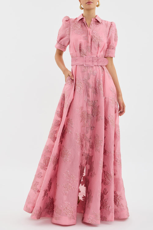 Anabella | Dress with Short Puff Sleeves
