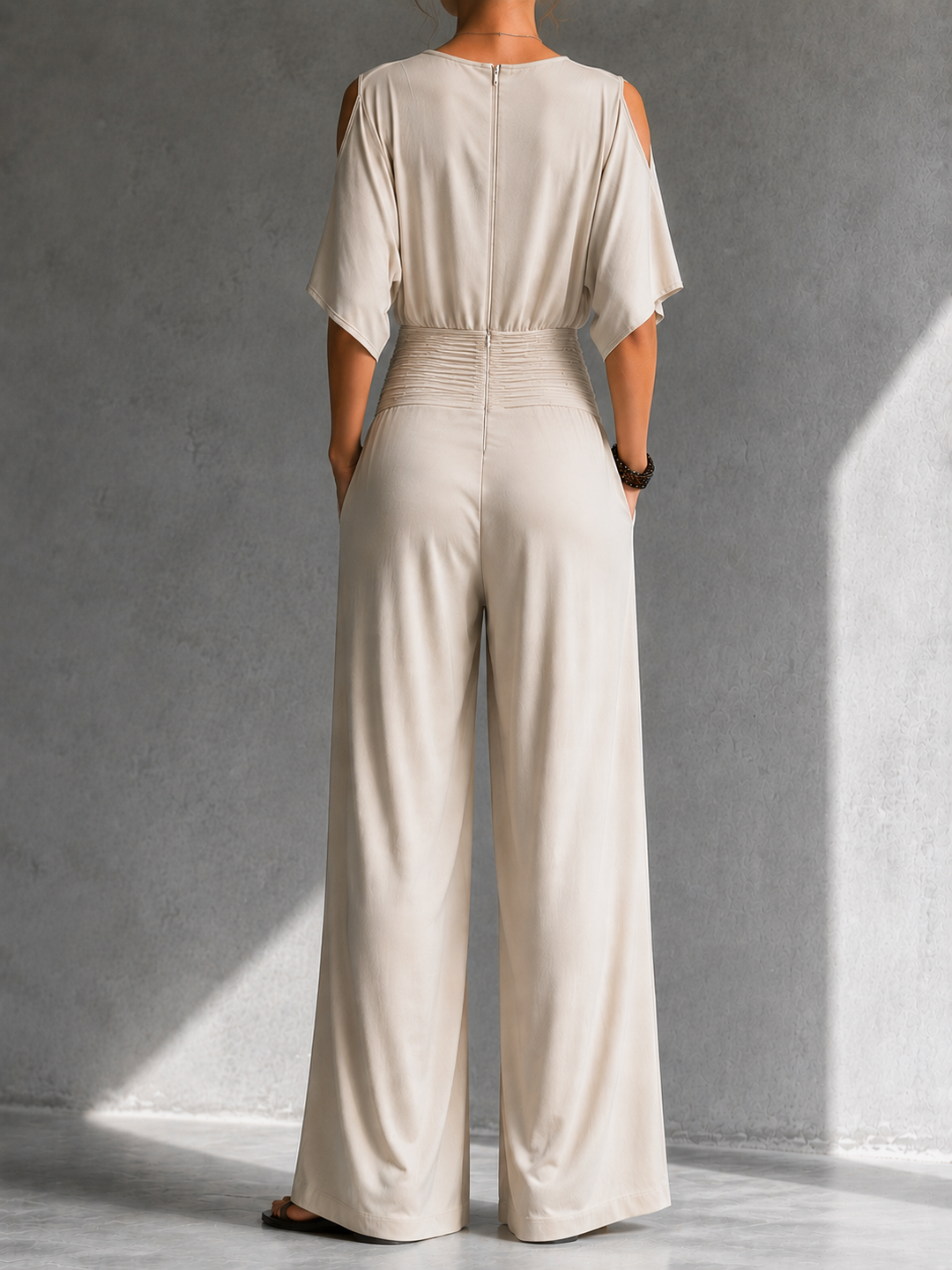 Ayla | Elegant combination with wrap effect and wide legs