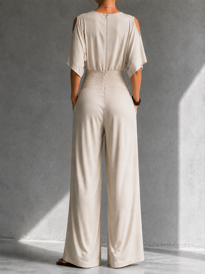 Ayla | Elegant combination with wrap effect and wide legs