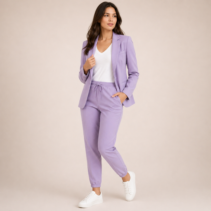 Eva | Casual Suit Set with Sporty Accent