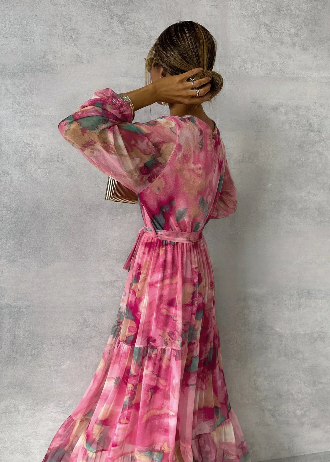 Vivienne | Wrap Dress with Floral Print