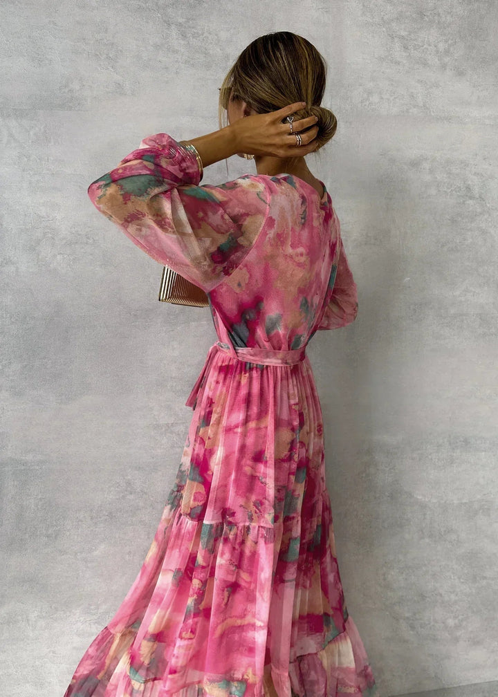 Vivienne | Wrap Dress with Floral Print