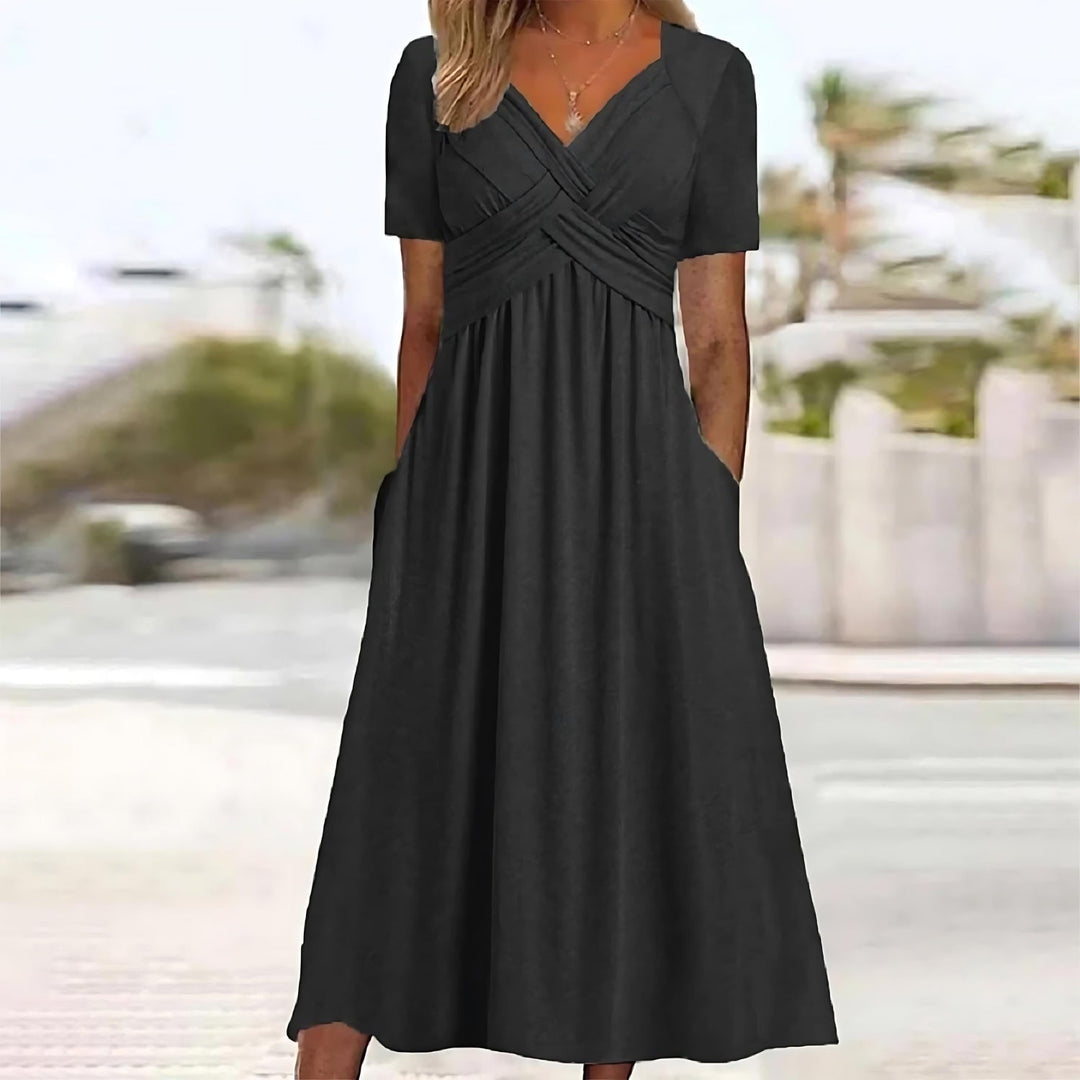 Isla | ELEGANT A-LINE MIDI DRESS