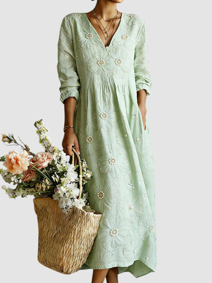 Leona | FLORAL MIDI DRESS