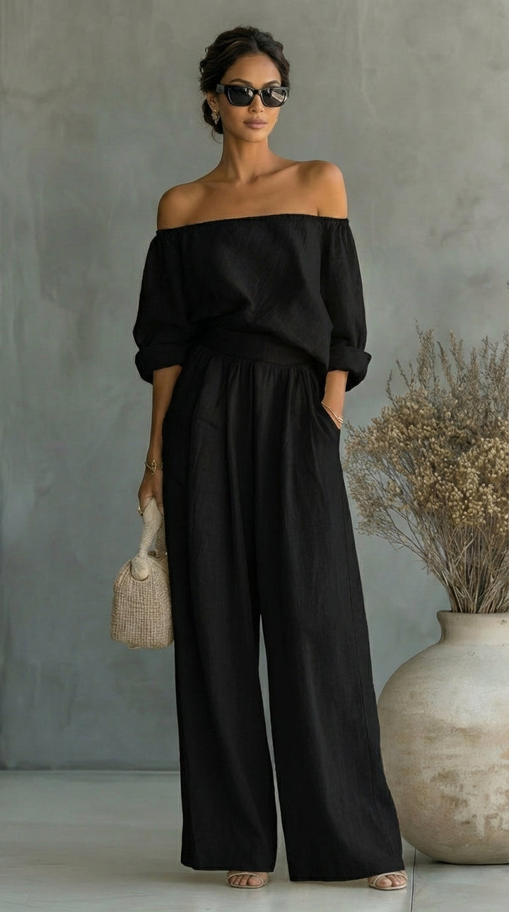 Liliána – Exclusive linen-effect set for a stylish summer
