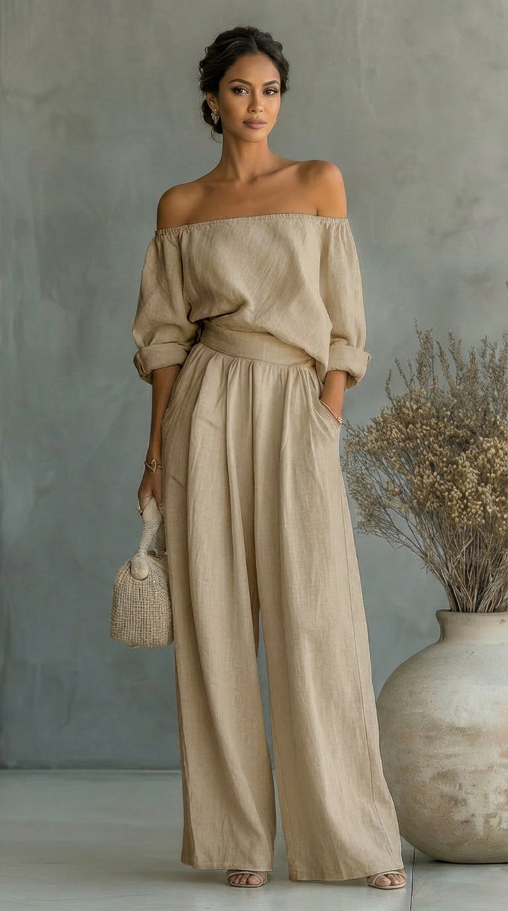 Liliána – Exclusive linen-effect set for a stylish summer