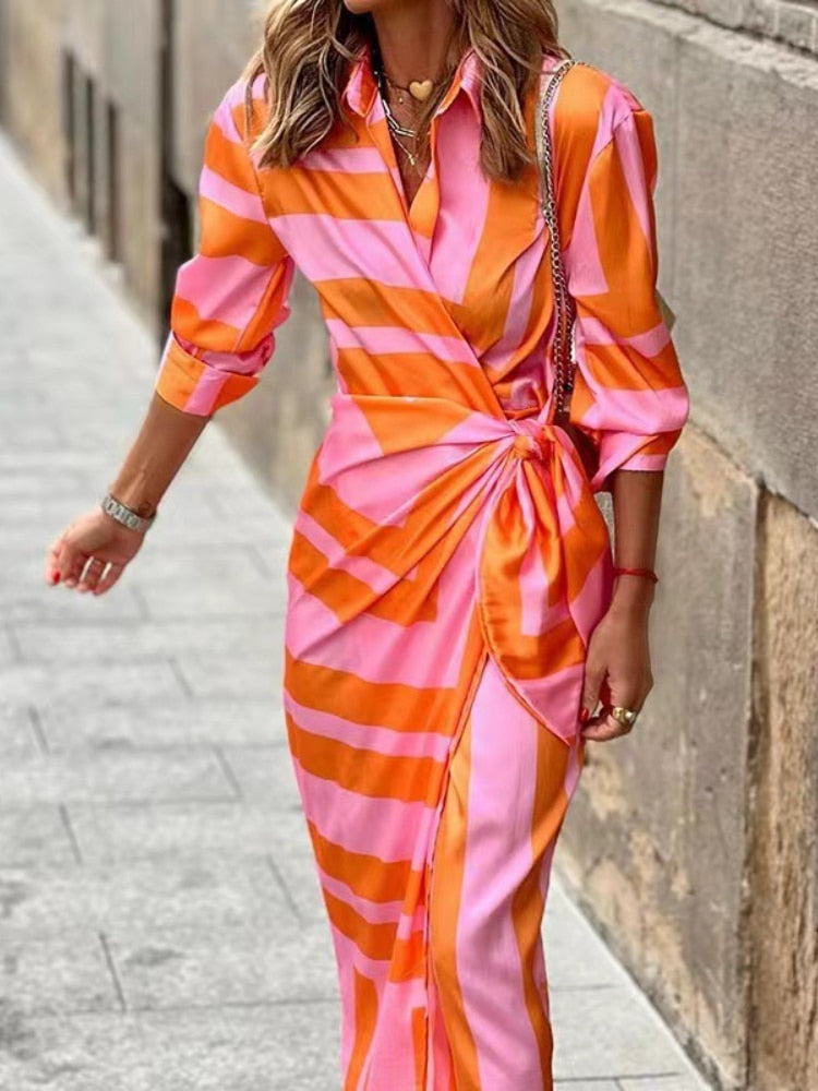 Elvina | Printed Wrap Dress
