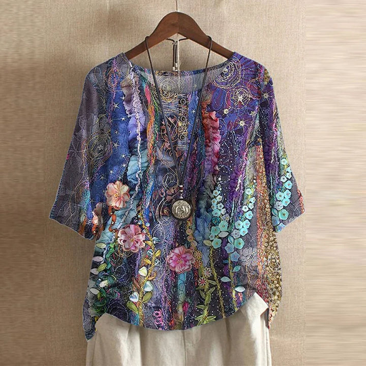 Dakota | Retro Printed Blouse
