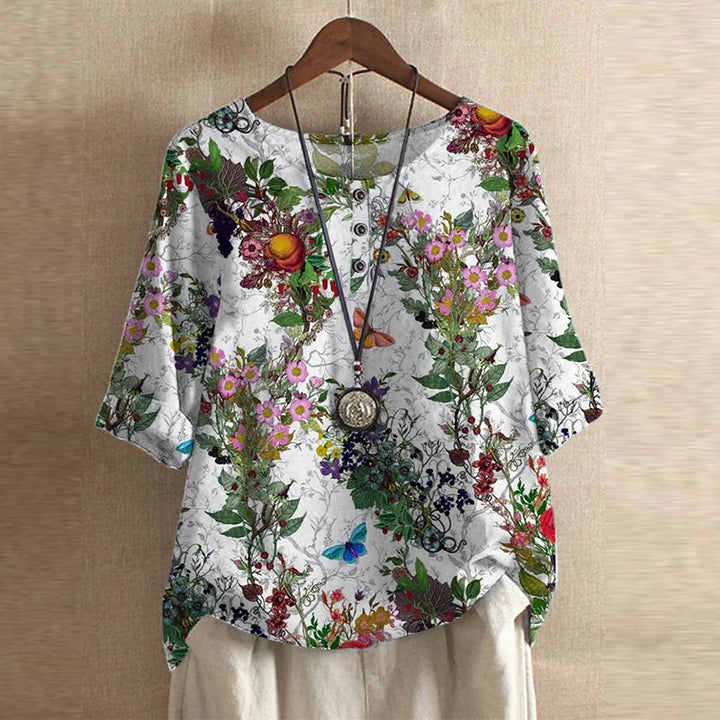 Dakota | Retro Printed Blouse