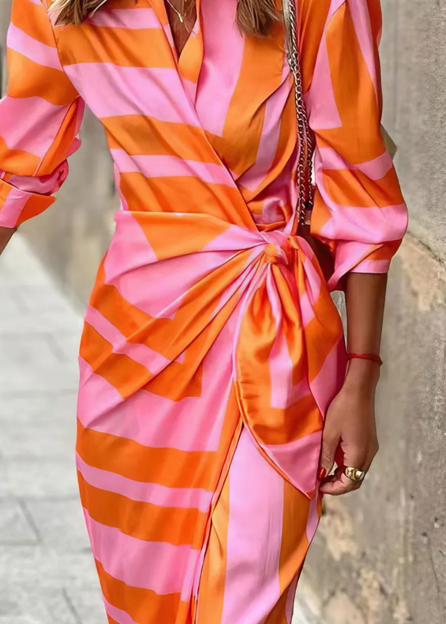 Elvina | Printed Wrap Dress
