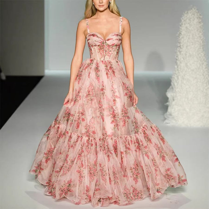 Elysian | Tiered Ruffle Tulle Gown