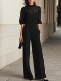 Jessica | Black Sheer Three-Piece Set