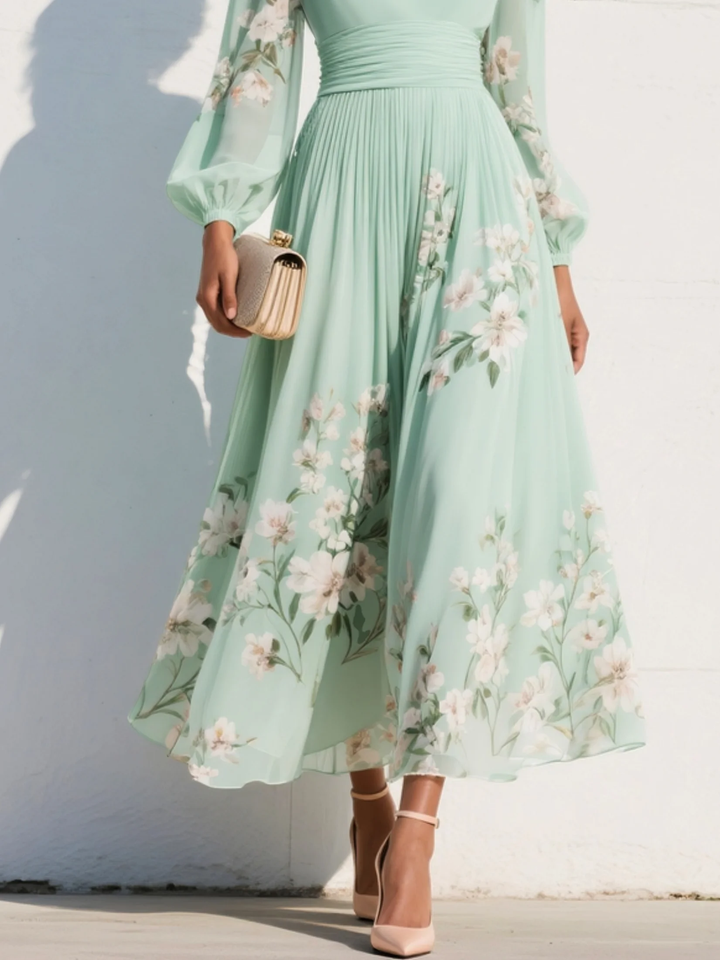 Presley | Floral Midi Dress