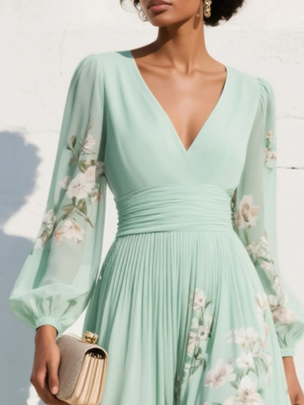 Presley | Floral Midi Dress