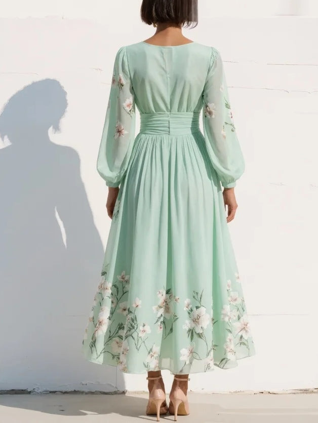 Presley | Floral Midi Dress