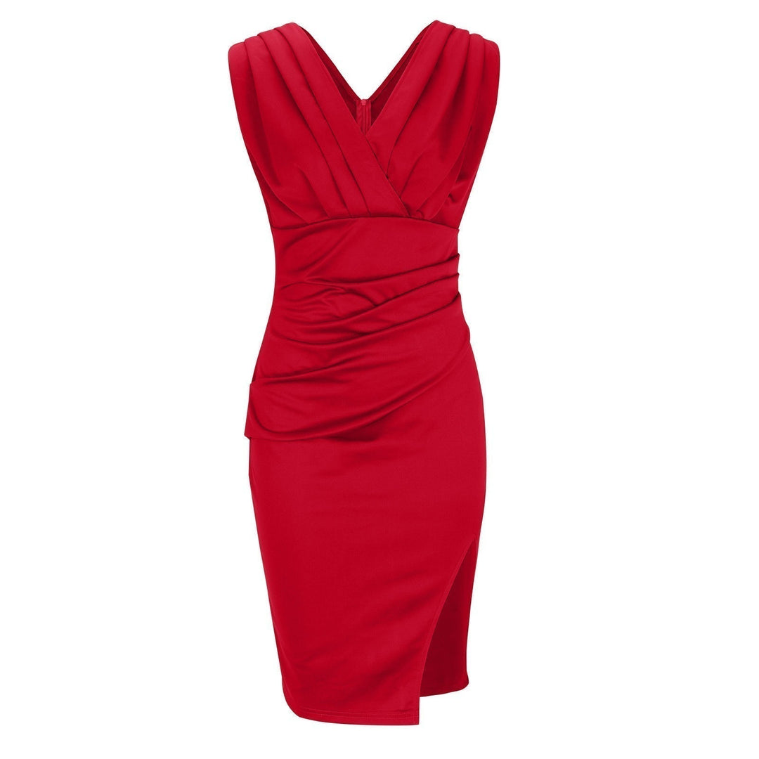 Angelic | Elegant Draped Dress with Sculpting Silhouette