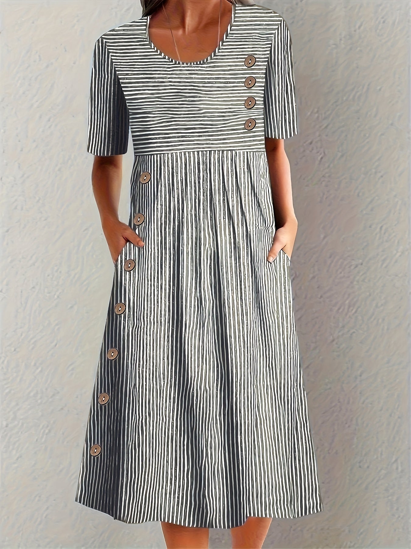 Bethany | Striped Summer Dress