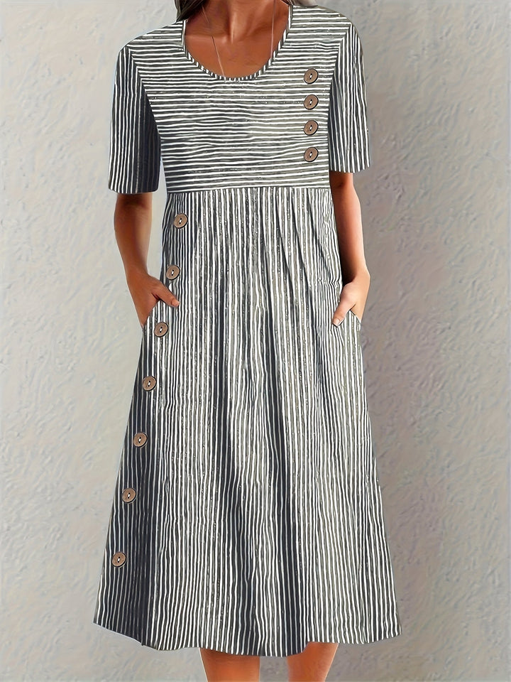 Bethany | Striped Summer Dress