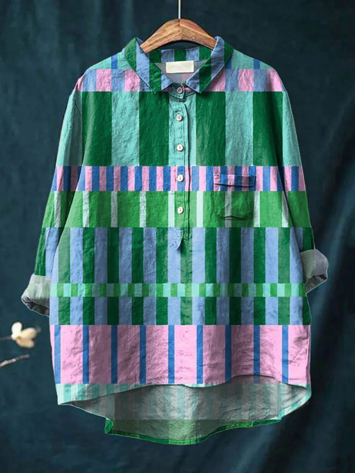 Amber | Patchwork Blouse