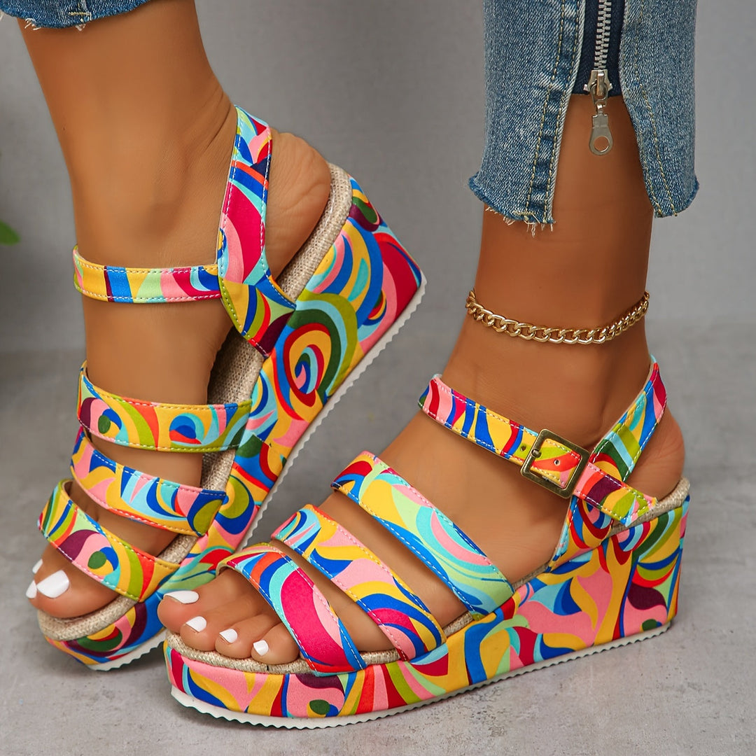 Stella | Platform Ankle Strap Sandals