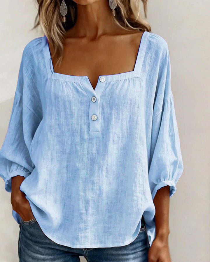Sherri | Elegant Blouse with Square Neckline