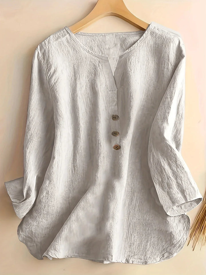Solénya | Cotton-Linen Blouse