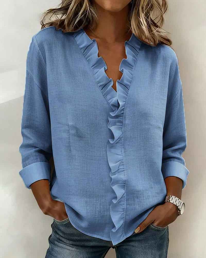 Susan | Ruffled Blouse