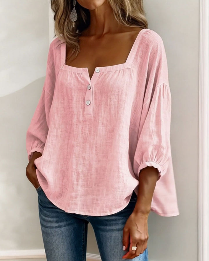 Sherri | Elegant Blouse with Square Neckline