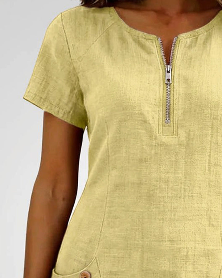 Maui | Relaxed Zipper Pocket Dress