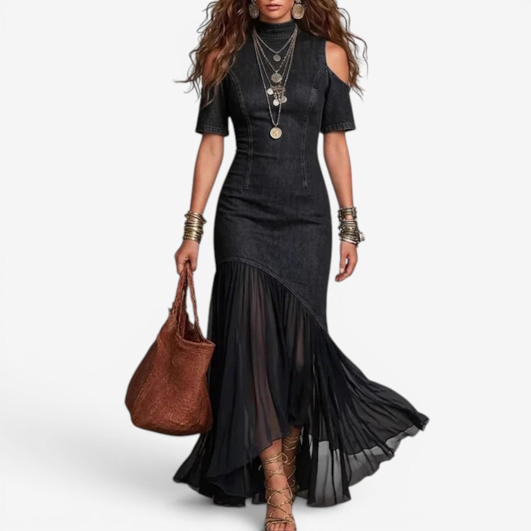 Keanna | Long Denim Dress