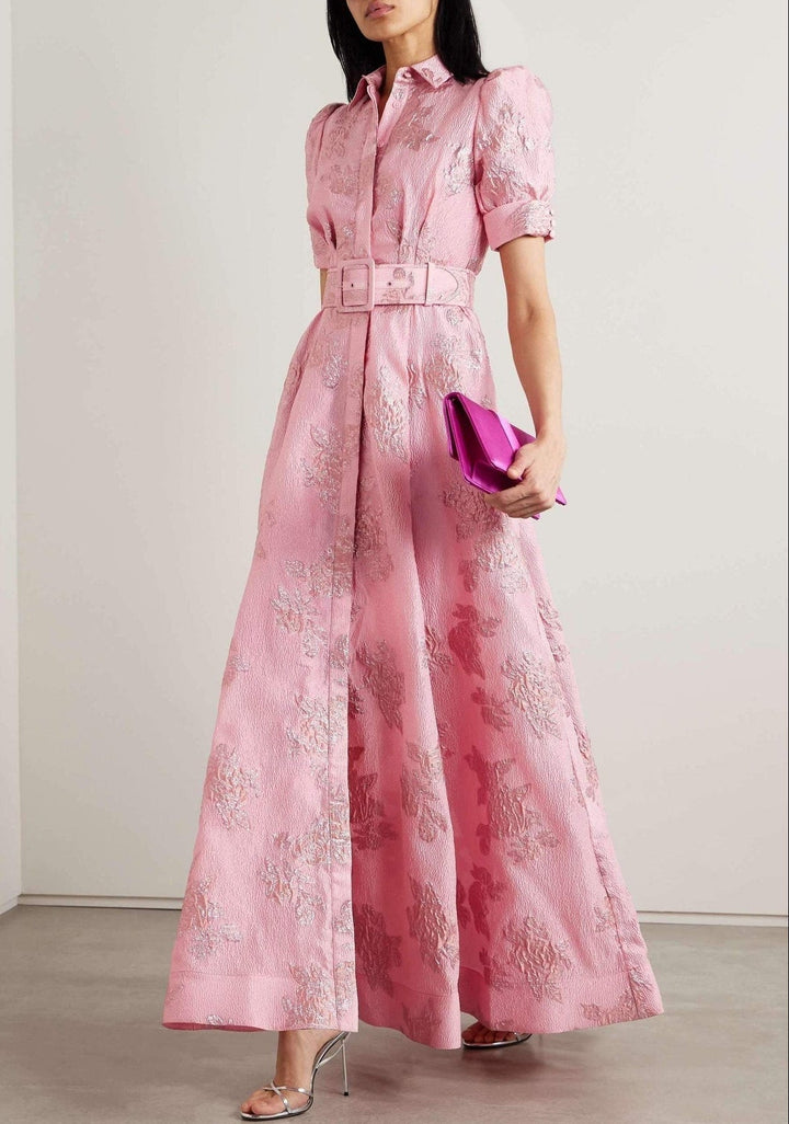 Anabella | Dress with Short Puff Sleeves