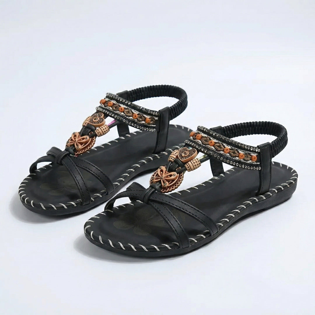 Nadia | Ibiza Style Sandals Combining Comfort and Elegance