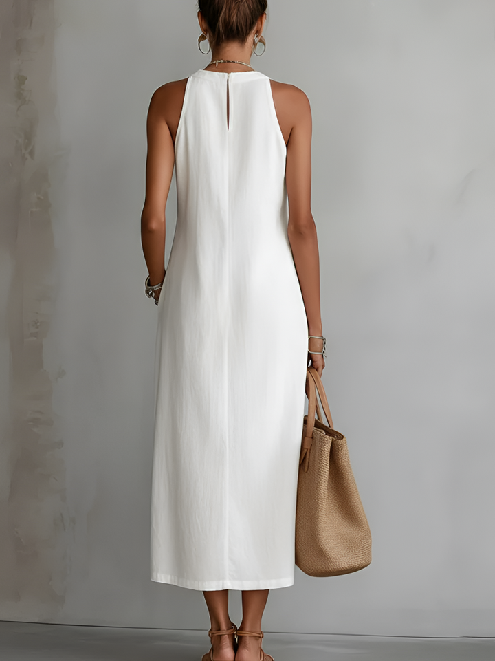 Jennifer | Midi Linen Dress