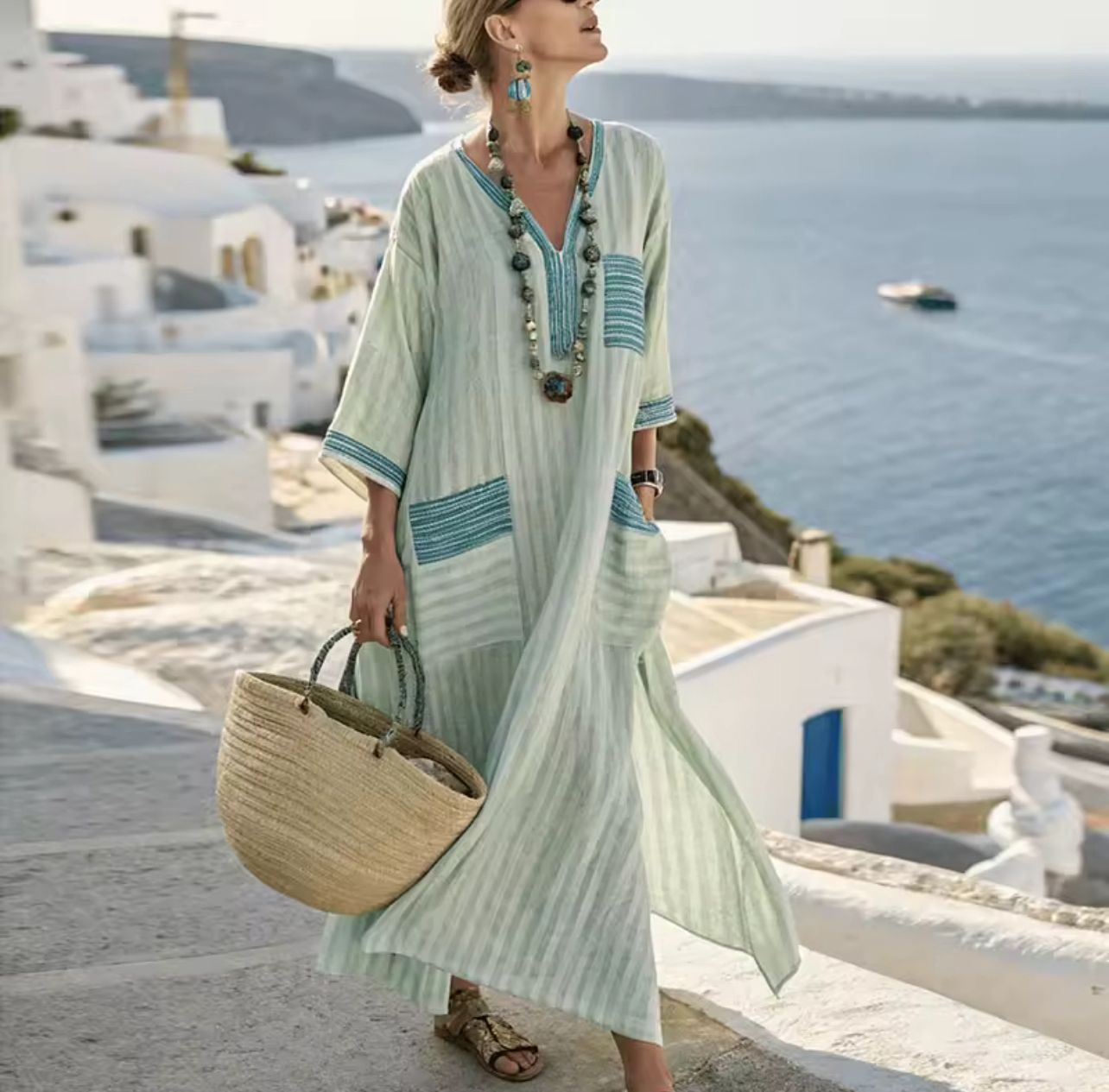Mary | Elegant Long Beach Dress