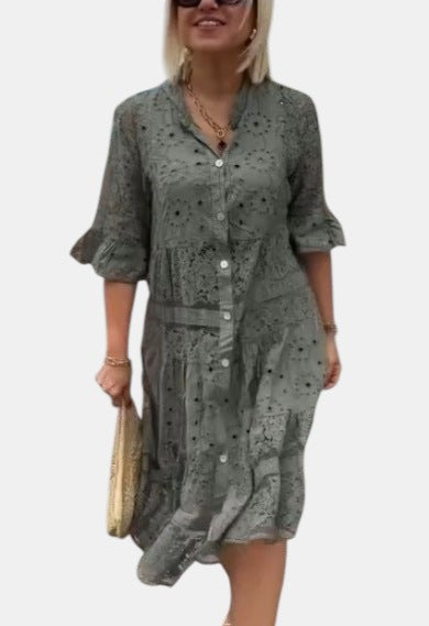 Cherylann | Floral Midi Dress